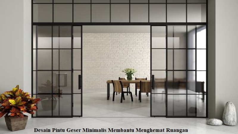 Pintu Geser Minimalis